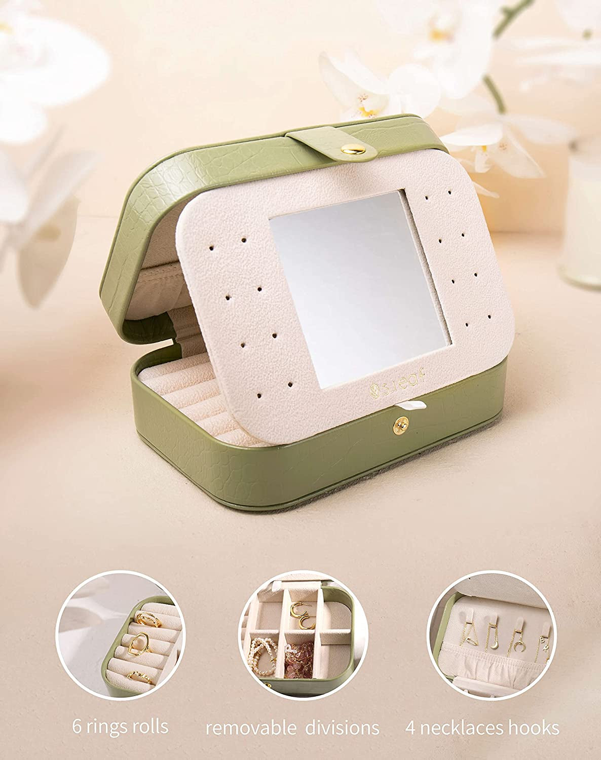 Mini Travel Jewelry Organizer