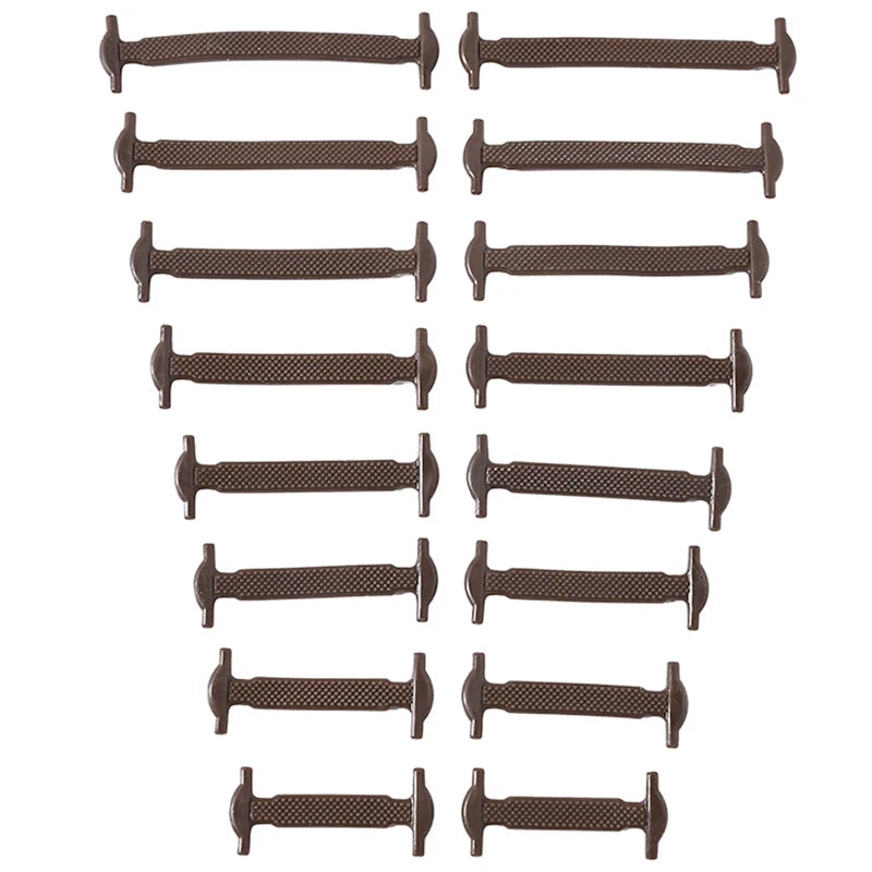 16Pcs Travel Silicone Shoelaces