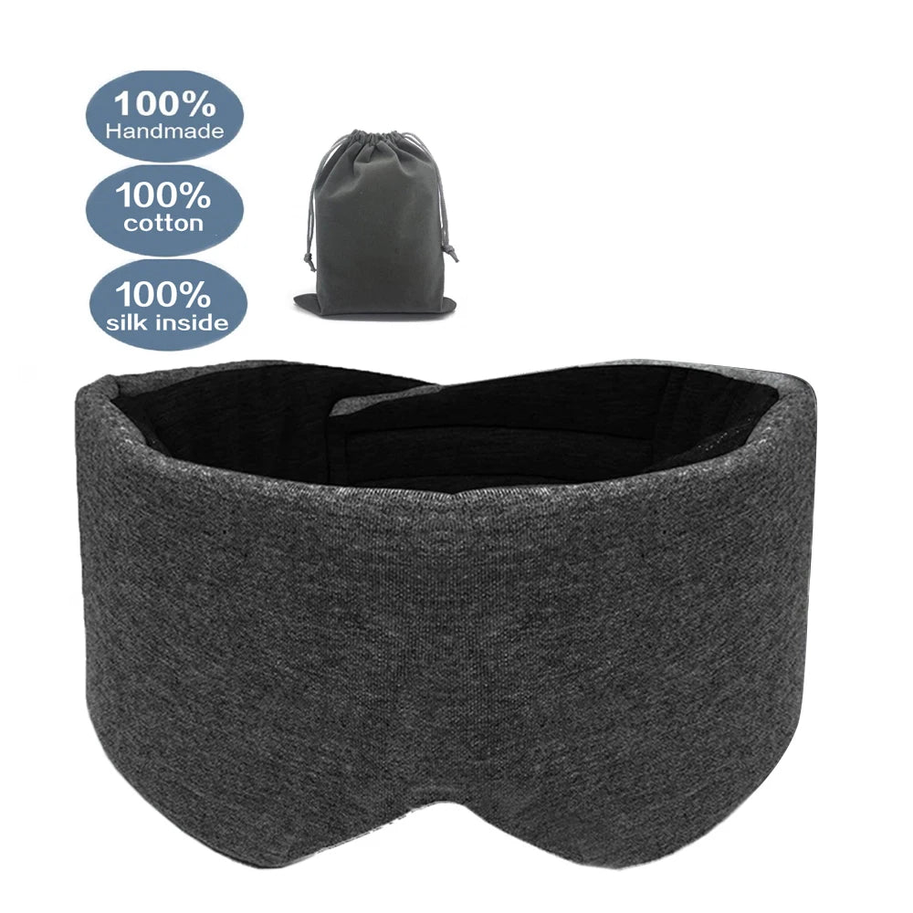 Luxury 100% Mulberry Silk Sleep Mask for Deeper Sleep | Adjustable & Lightproof | Go-to Gear