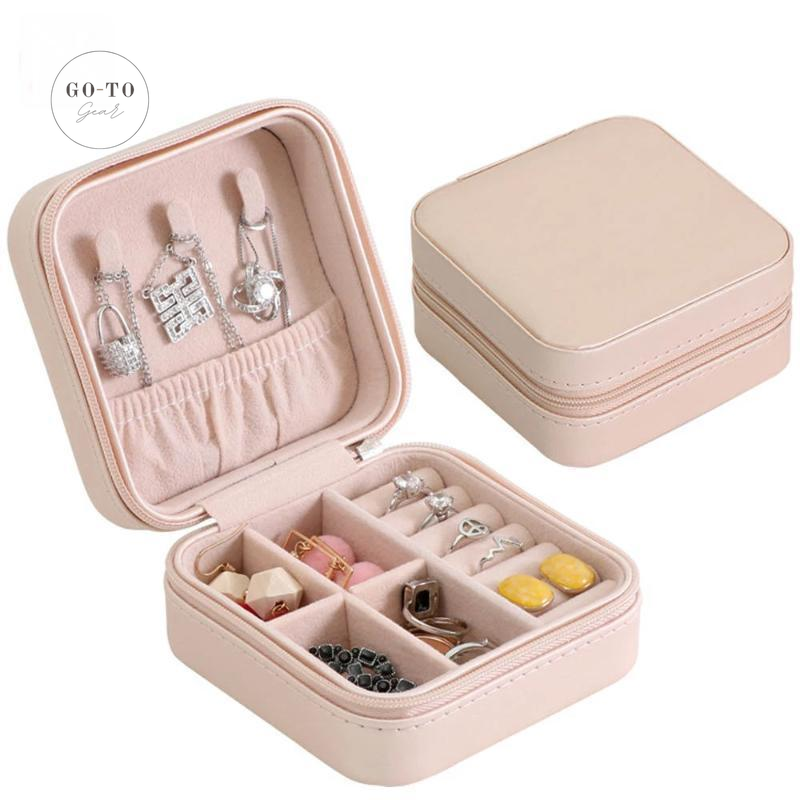 Travel Jewelry Roll Organizer - Portable Case for Necklaces, Rings, & Earrings for Women | Go-to Gear