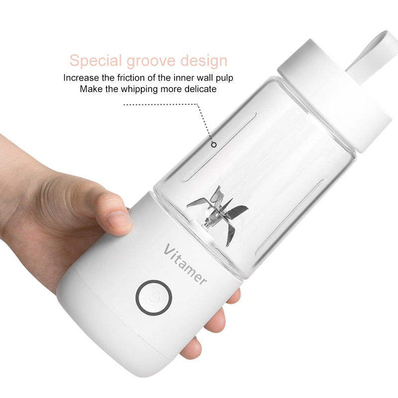 On-The-Go Smoothie Maker! 350ML USB Rechargeable Portable Blender Bottle | Go-to Gear