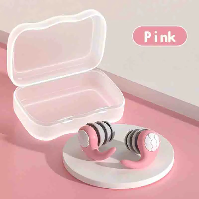 Noise Canceling Silicone Earplugs - for Sleeping, Swimming & Travel | Go-to Gear