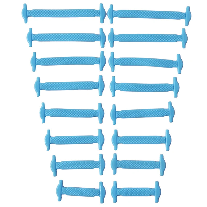 16Pcs Travel Silicone Shoelaces 