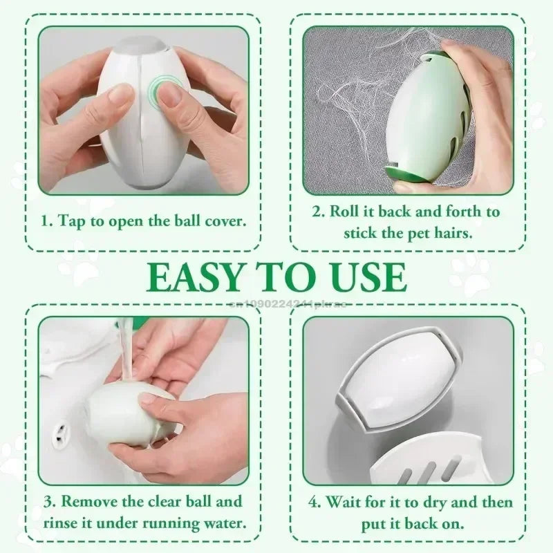 Eco-Friendly Reusable Lint Roller - Washable & Strong Adhesive for Pet Hair | Go-to Gear
