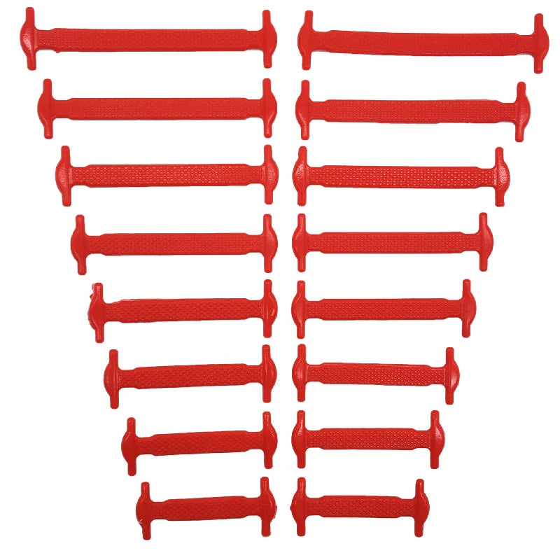 16Pcs Travel Silicone Shoelaces 