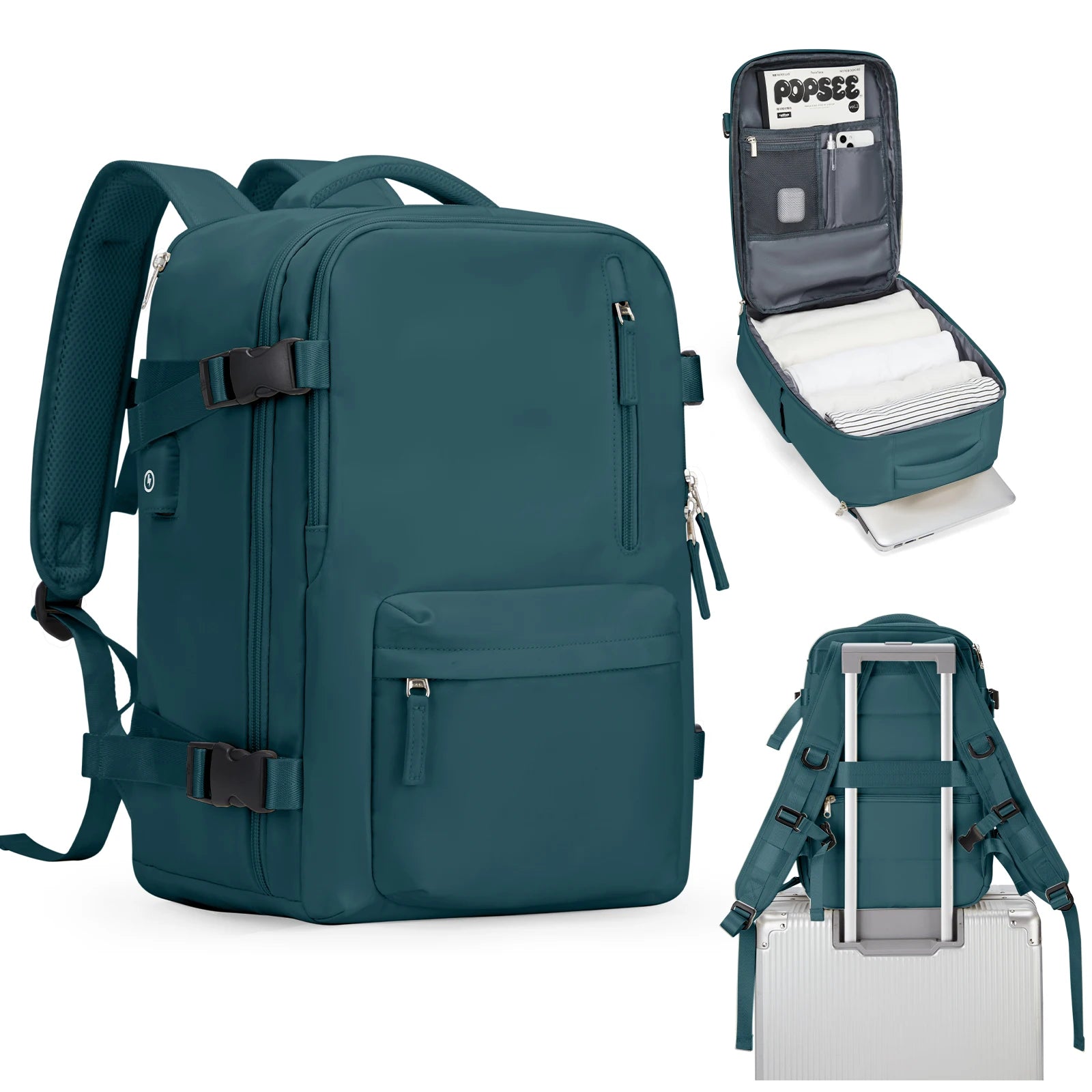 Cabin Travel Backpack, Large Capacity and Water Resistant Bag