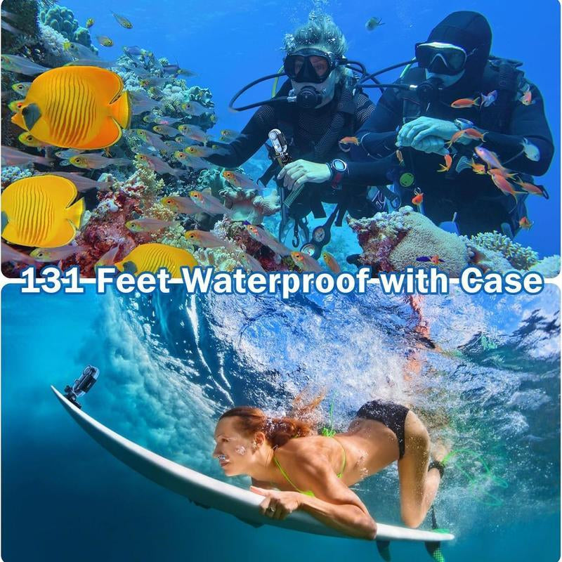 Alano HUB 4K EIS WATERPROOF SPORTS CAMERA - Magnetic Wearable 1080P Pet Riding Camera