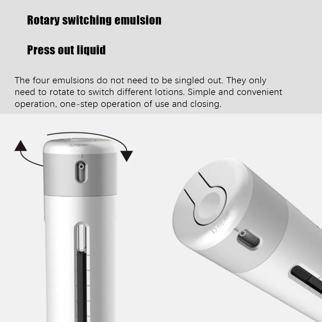 Travel Dispenser 4 in 1  Bottles