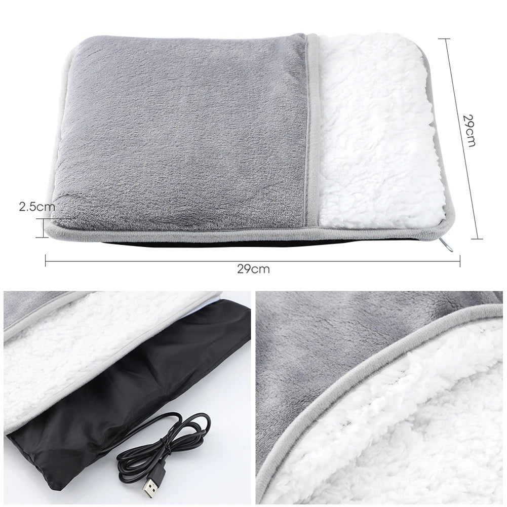 Electric Foot Warmer & Heated Blanket - Portable Thermal Muff for Home & Office | Go-to Gear