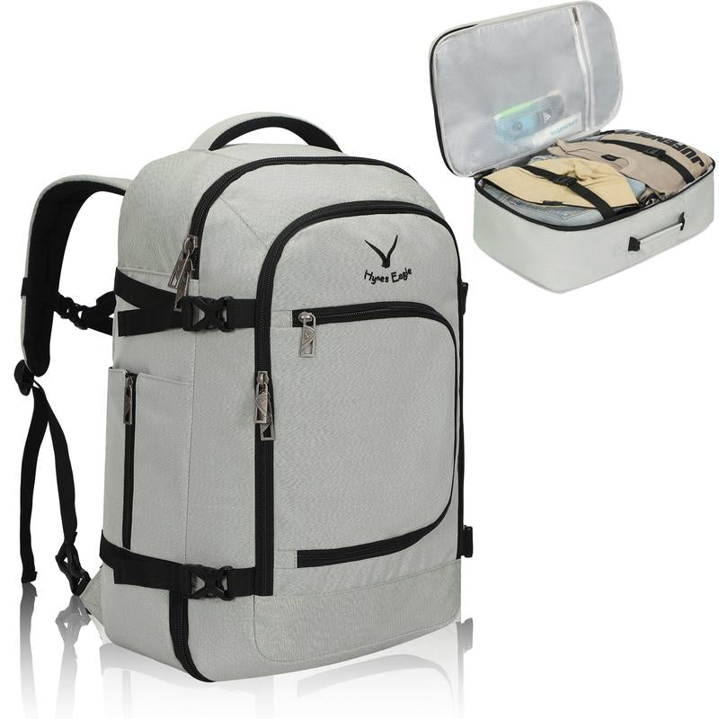 HYNES EAGLE 40L Travel Backpack for Women and Men - TSA Friendly Carry on Backpack with Laptop Compartment