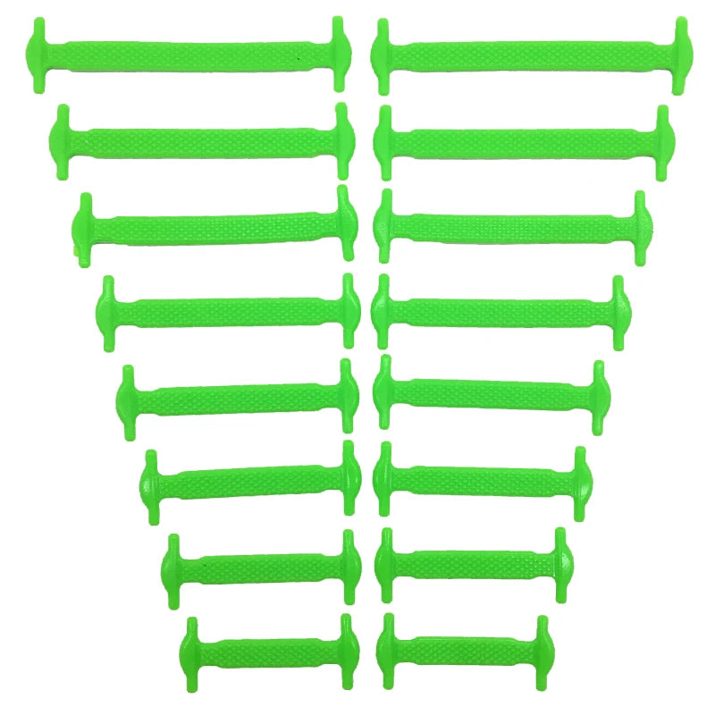 16Pcs Travel Silicone Shoelaces 