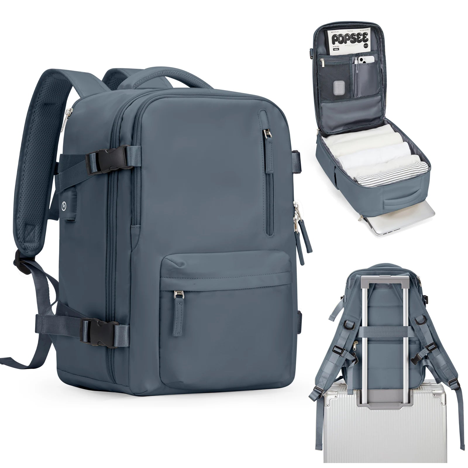 Cabin Travel Backpack, Large Capacity and Water Resistant Bag