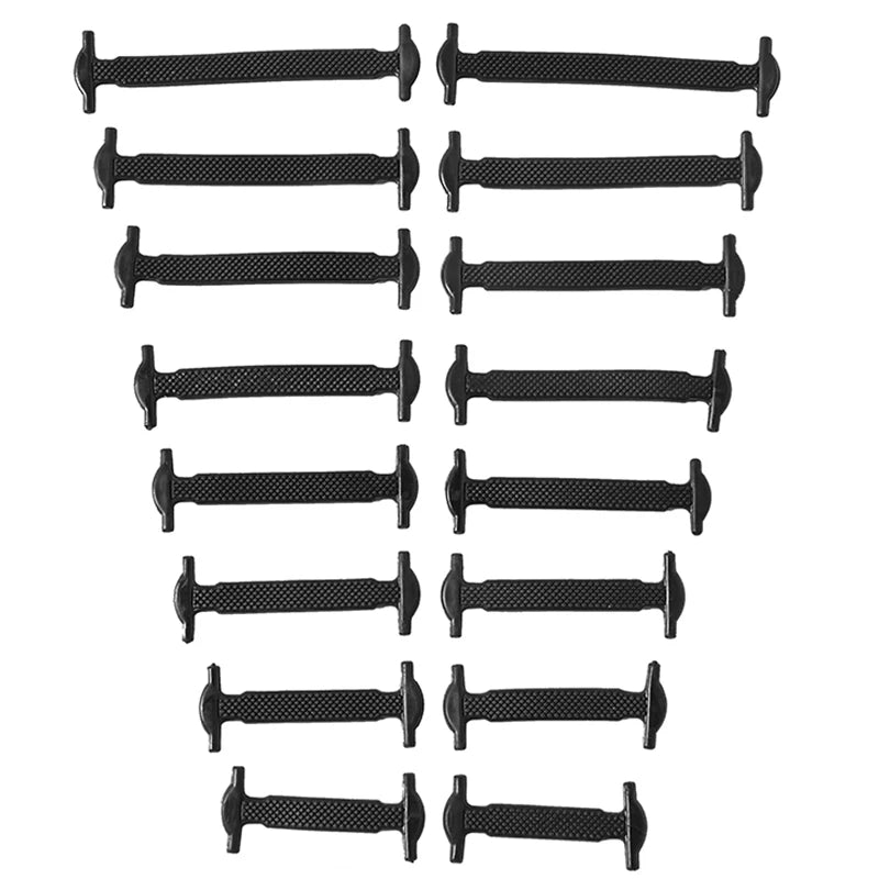 16Pcs Travel Silicone Shoelaces 