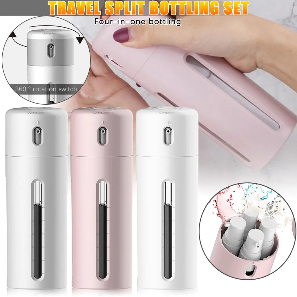 Travel Dispenser 4 in 1  Bottles