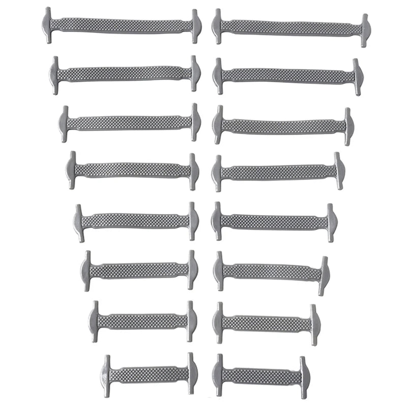 16Pcs Travel Silicone Shoelaces 