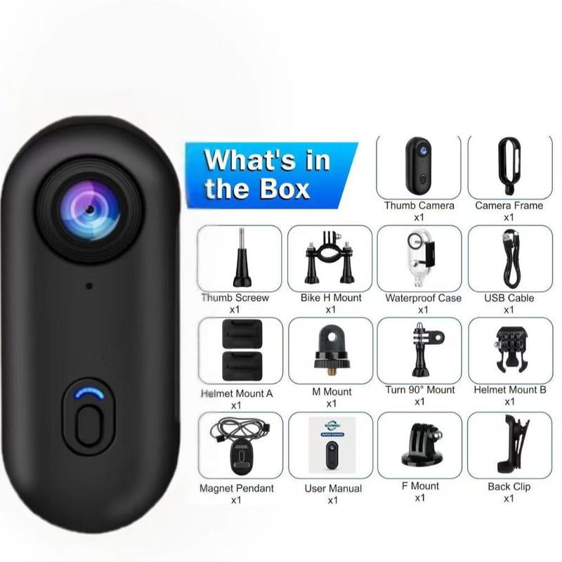Alano HUB 4K EIS WATERPROOF SPORTS CAMERA - Magnetic Wearable 1080P Pet Riding Camera