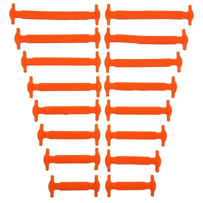 16Pcs Travel Silicone Shoelaces 
