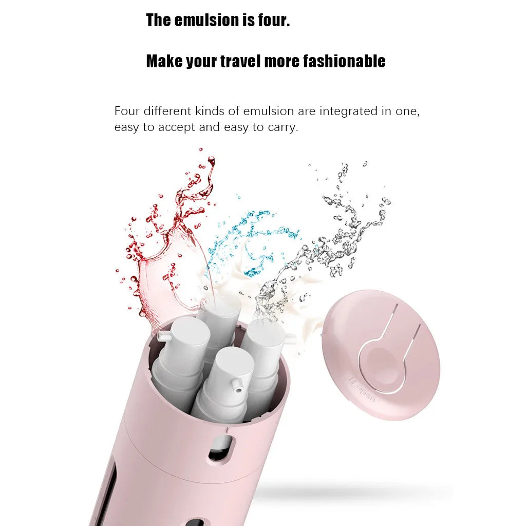 Travel Dispenser 4 in 1  Bottles
