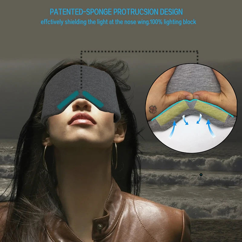 Luxury 100% Mulberry Silk Sleep Mask for Deeper Sleep | Adjustable & Lightproof | Go-to Gear