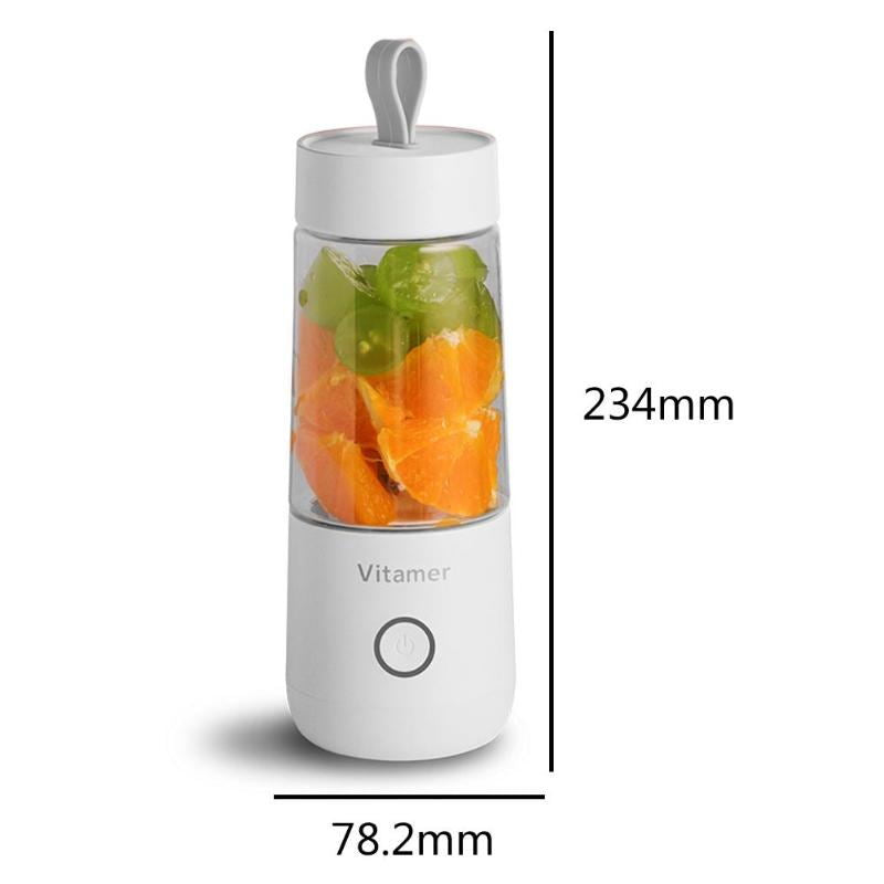 On-The-Go Smoothie Maker! 350ML USB Rechargeable Portable Blender Bottle | Go-to Gear