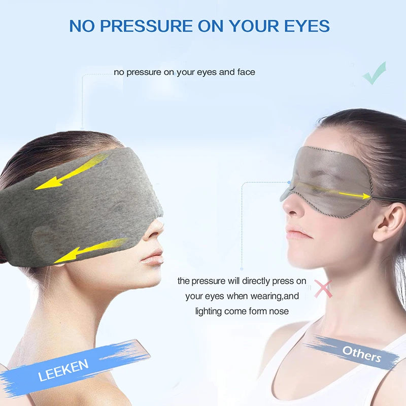  Luxury 100% Mulberry Silk Sleep Mask for Deeper Sleep | Adjustable & Lightproof | Go-to Gear