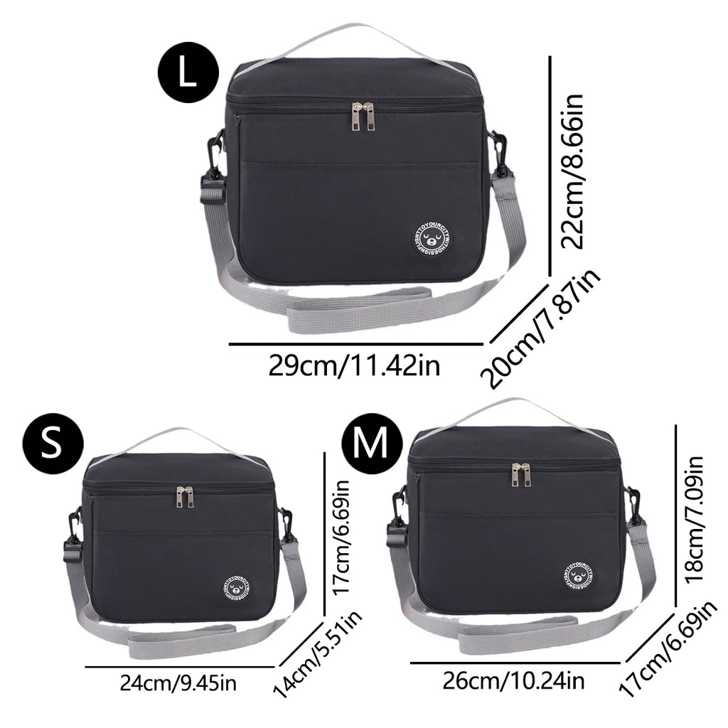 Insulated Lunch Bag with Shoulder Strap - Leakproof & Waterproof Cooler Bag | Go-to Gear