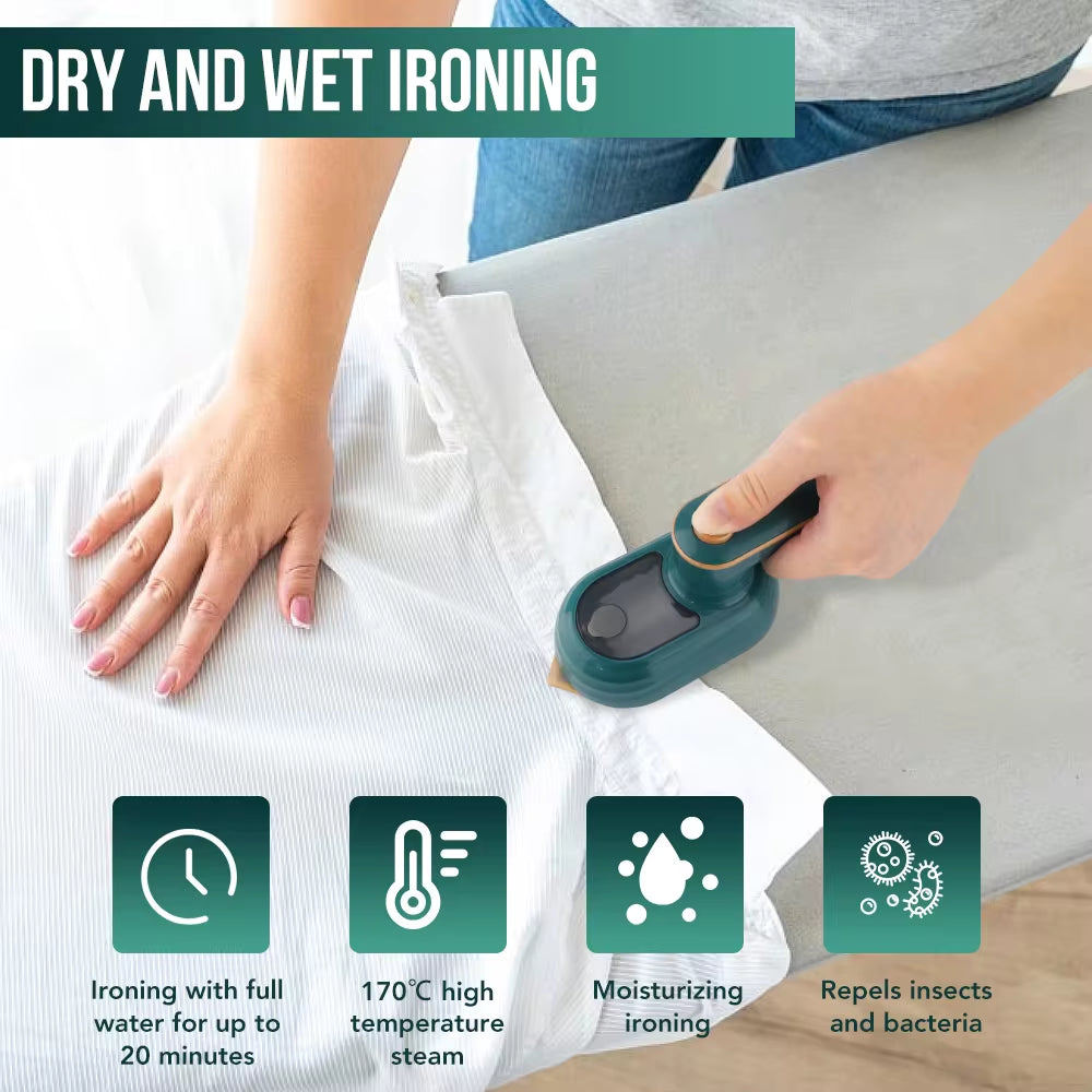Mini Garment Steamer Steam Iron Handheld Portable