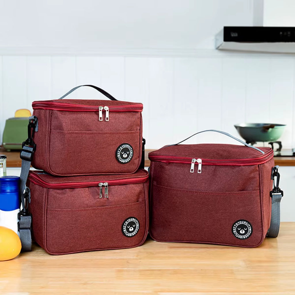 Insulated Lunch Bag with Shoulder Strap - Leakproof & Waterproof Cooler Bag | Go-to Gear