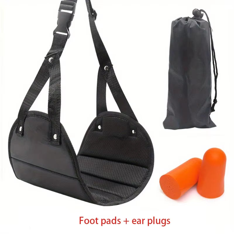 Portable Travel Airplane Hammock Foot Resting Chair