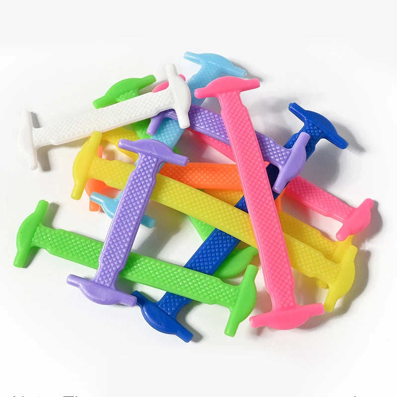 16Pcs Travel Silicone Shoelaces 