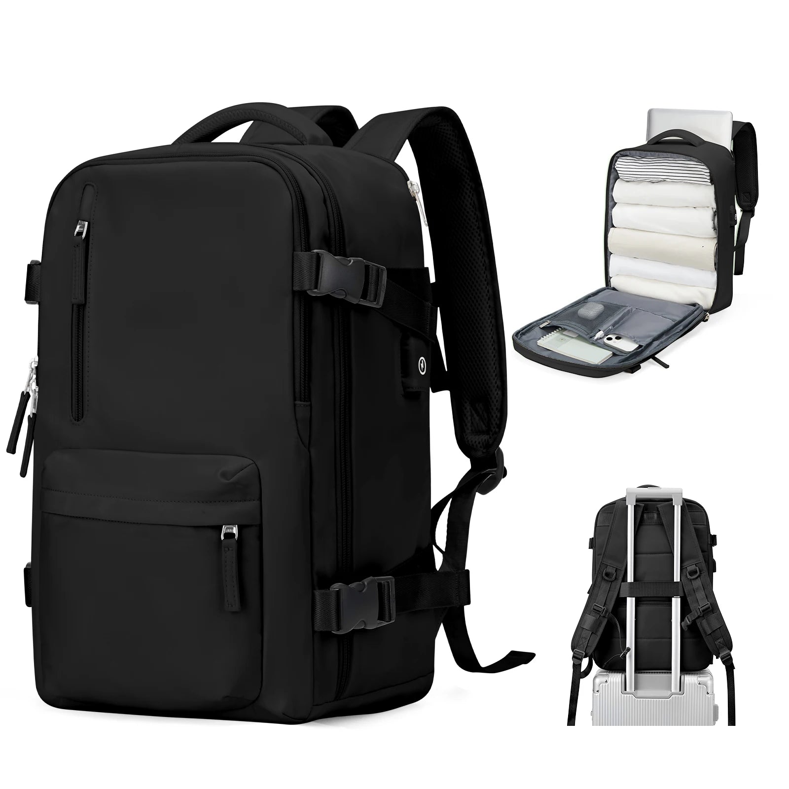 Cabin Travel Backpack, Large Capacity and Water Resistant Bag