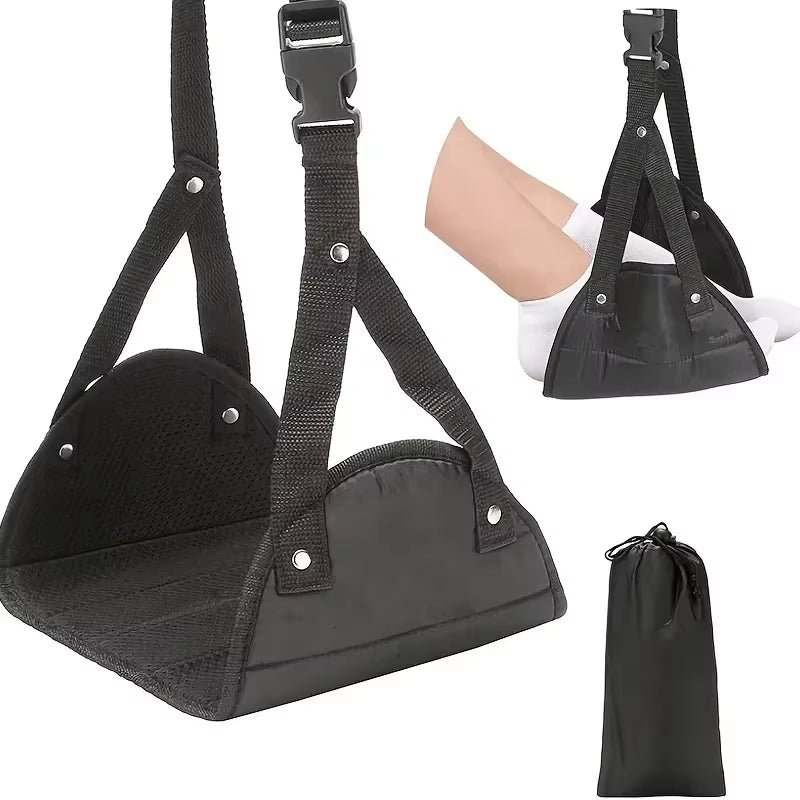 Portable Travel Airplane Hammock Foot Resting Chair