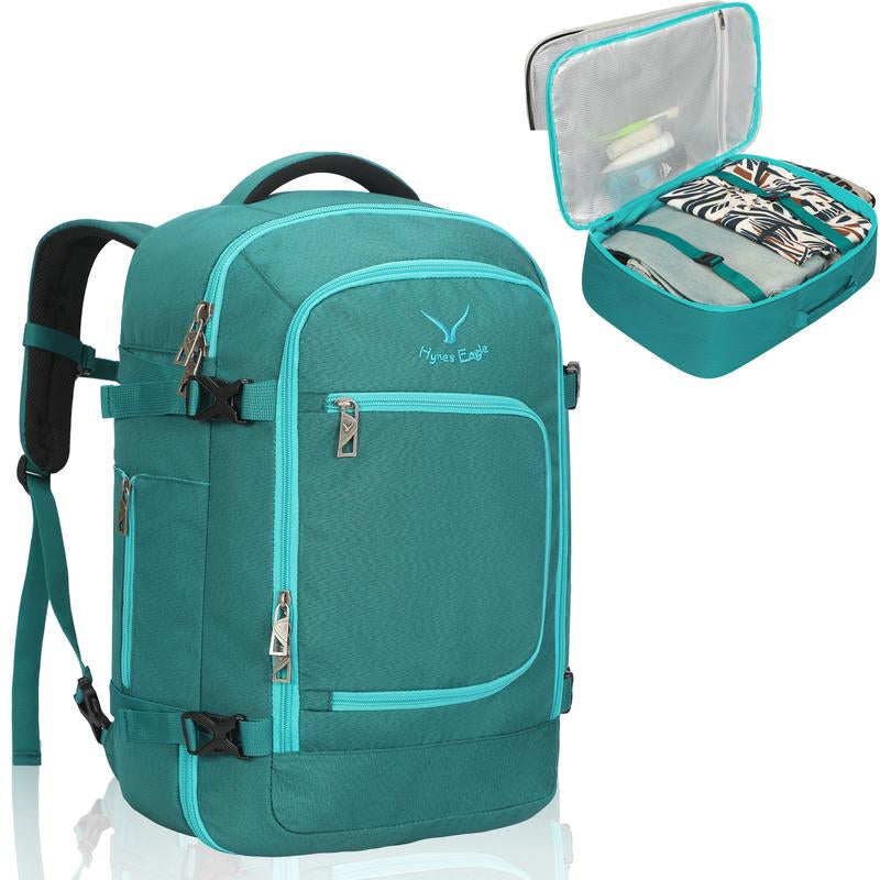 HYNES EAGLE 40L Travel Backpack for Women and Men - TSA Friendly Carry on Backpack with Laptop Compartment