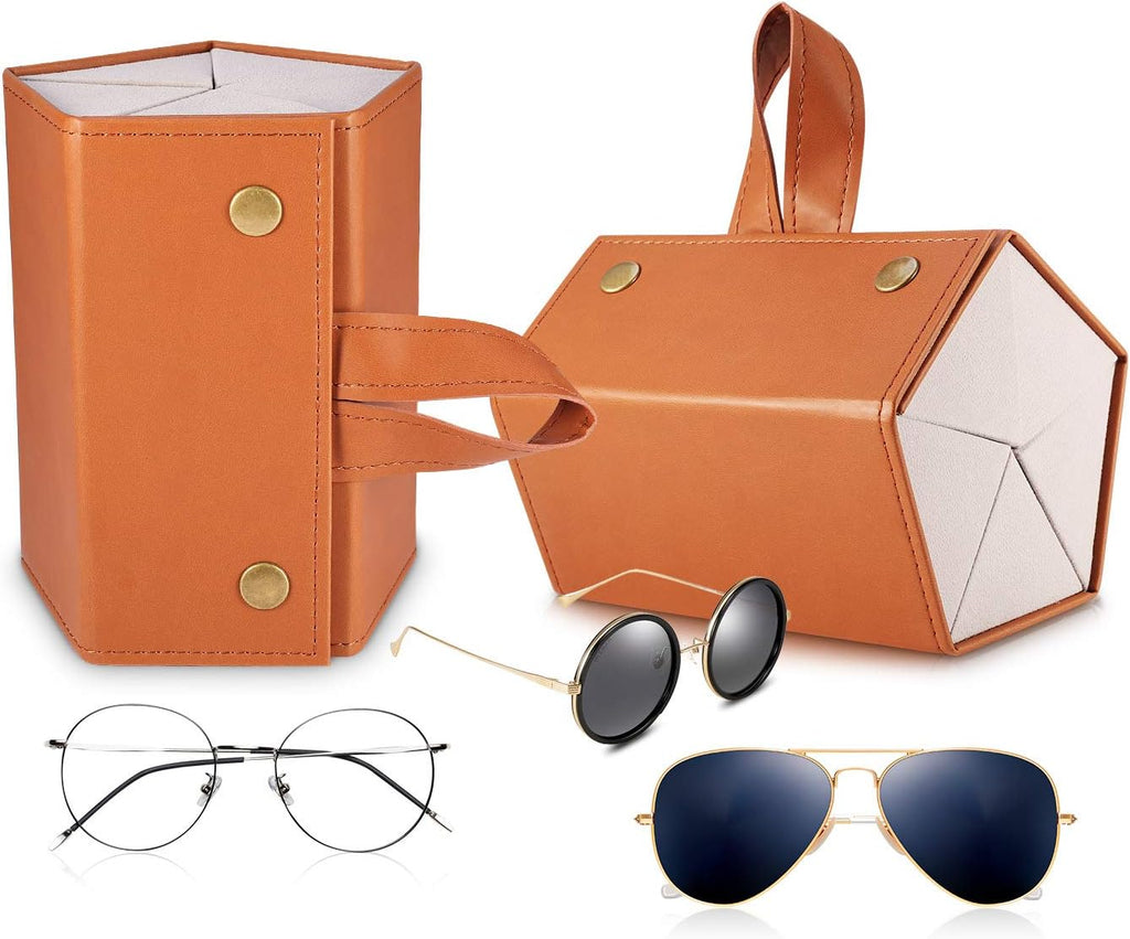 Travel Sunglasses Organizers Sunglass Travel Case Sunglass Travel Case for Multiple Pairs(4 Slot,5 or 6 Slots)