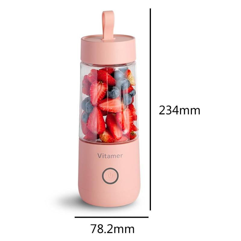 On-The-Go Smoothie Maker! 350ML USB Rechargeable Portable Blender Bottle | Go-to Gear
