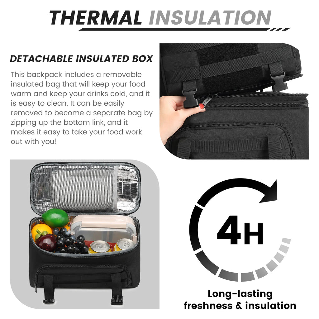 Insulated Cooler Backpack - 15.6" Laptop Compartment & Leakproof Picnic Bag | Go-to Gear