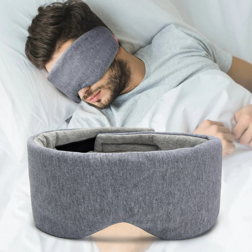  Luxury 100% Mulberry Silk Sleep Mask for Deeper Sleep | Adjustable & Lightproof | Go-to Gear