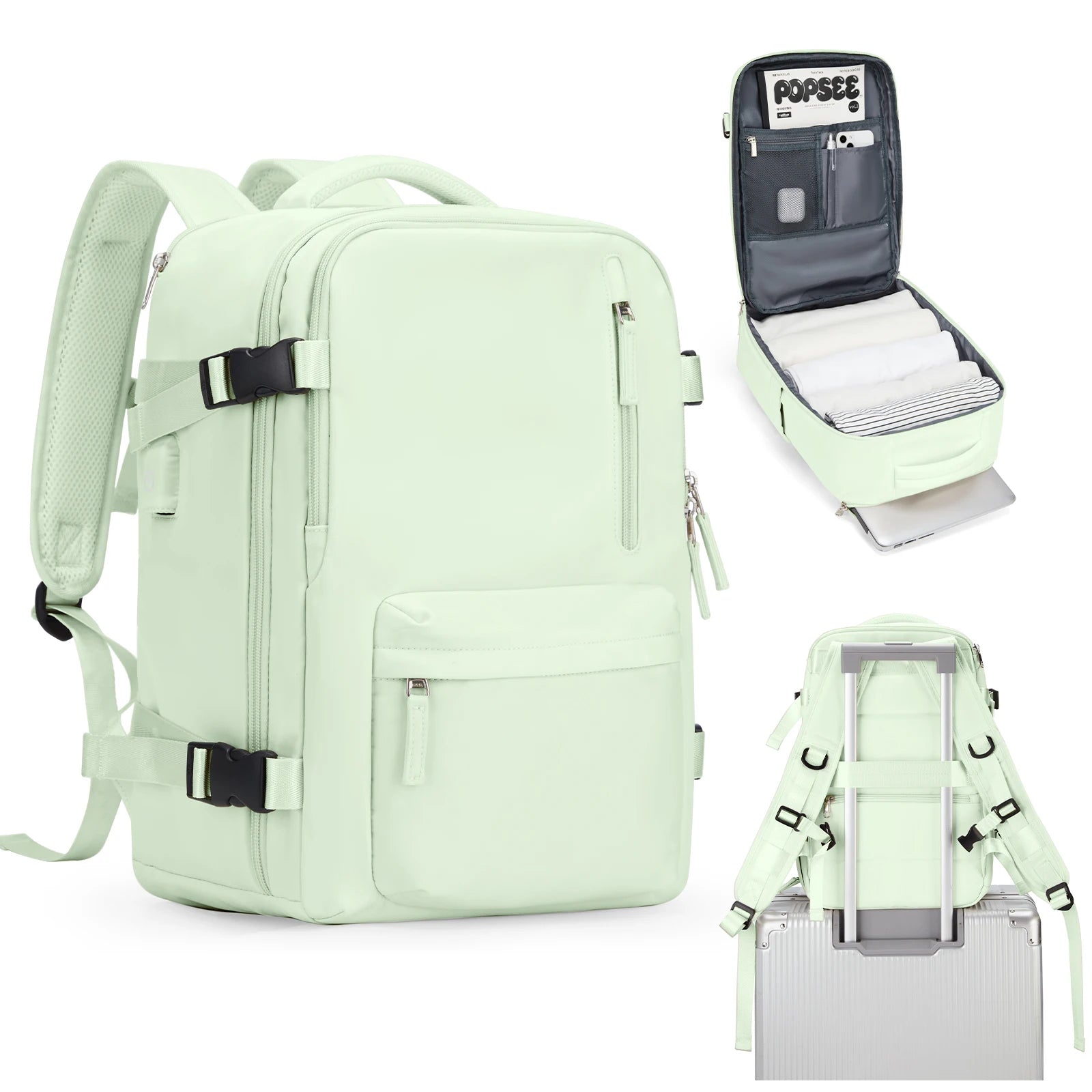 Cabin Travel Backpack, Large Capacity and Water Resistant Bag