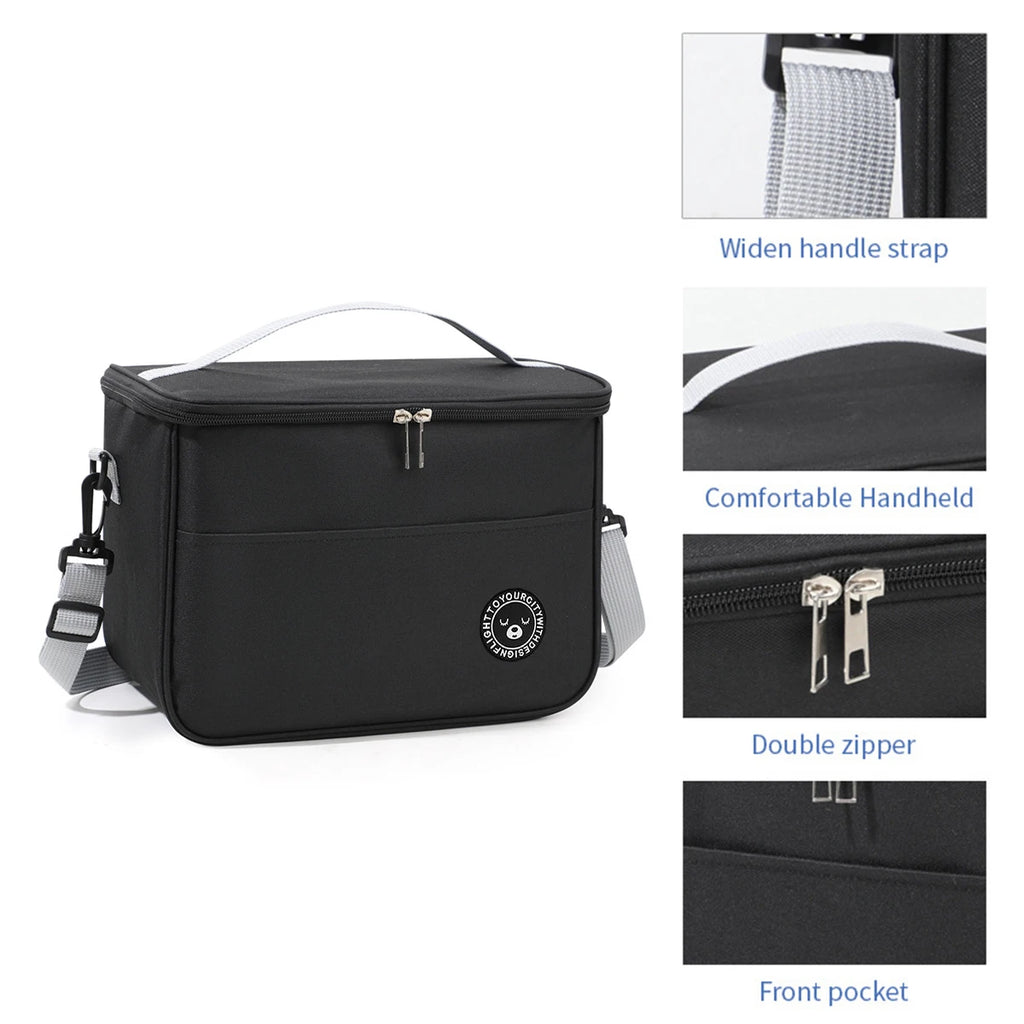 Insulated Lunch Bag with Shoulder Strap - Leakproof & Waterproof Cooler Bag | Go-to Gear