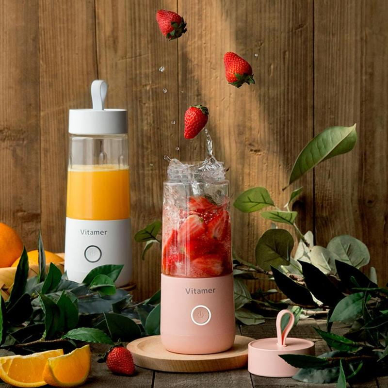 On-The-Go Smoothie Maker! 350ML USB Rechargeable Portable Blender Bottle | Go-to Gear