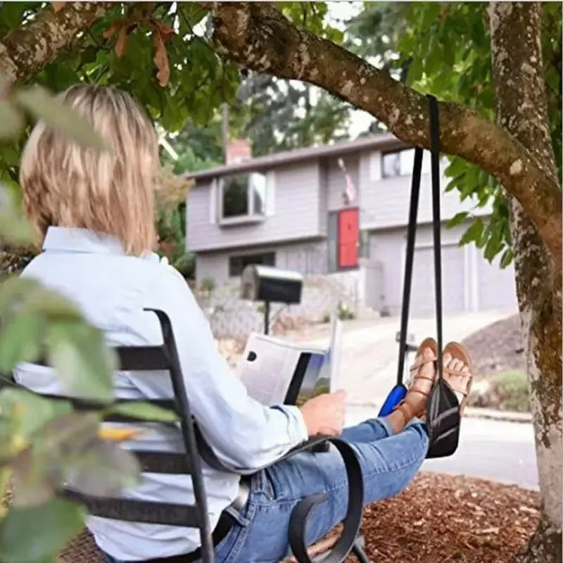 Portable Travel Airplane Hammock Foot Resting Chair