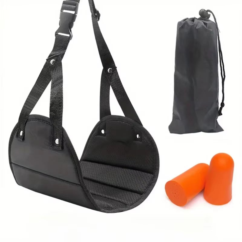 Portable Travel Airplane Hammock Foot Resting Chair