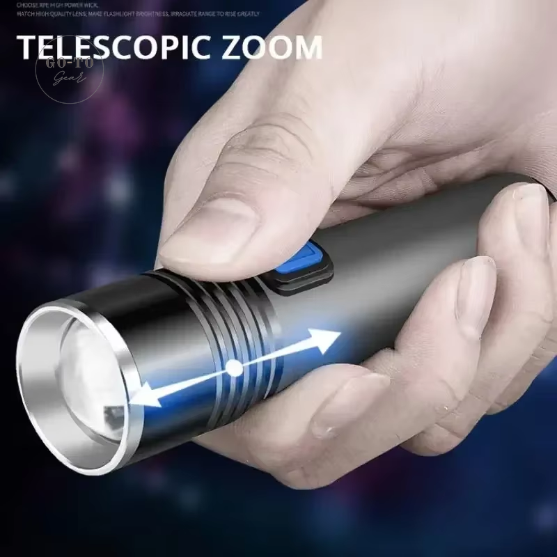 Ultraviolet UV Flashlight - 395Nm Pet Urine Detector & Authenticity Checker | Go-to Gear