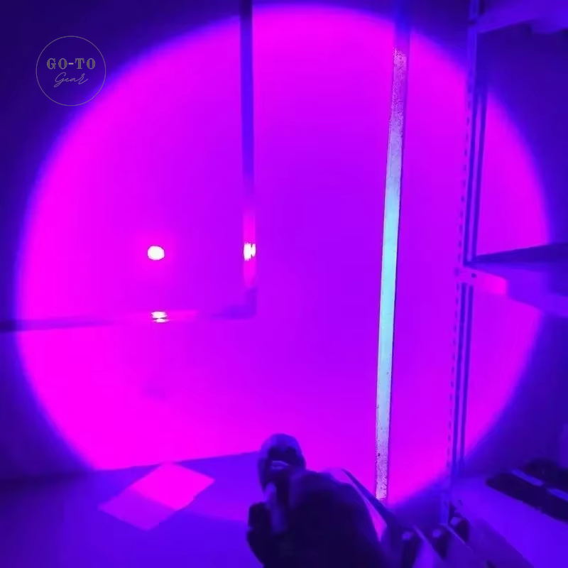 Ultraviolet UV Flashlight - 395Nm Pet Urine Detector & Authenticity Checker | Go-to Gear