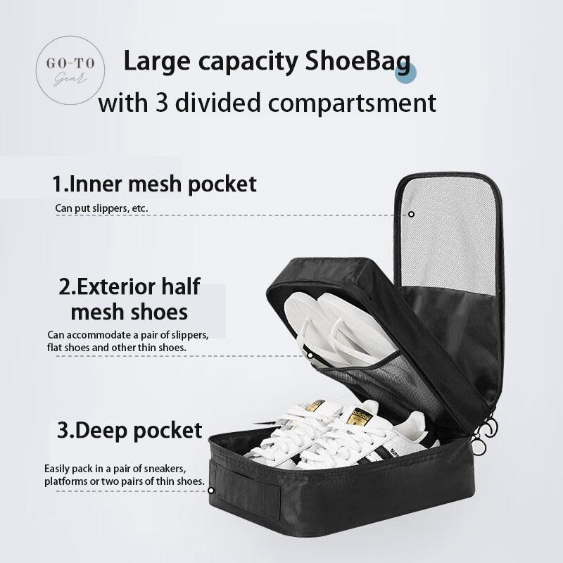 3-in-1 Travel Shoe Organizer | Go-to Gear