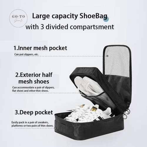 3-in-1 Travel Shoe Organizer | Go-to Gear